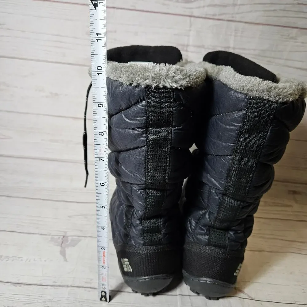 Columbia Minx Mid III Winter Boots Women's Black US 7.5 Waterproof Insulated
